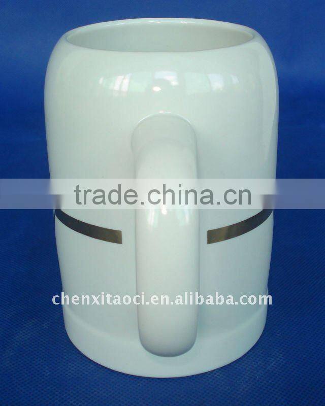 Ceramic music mug, music cup, musical coffee mug