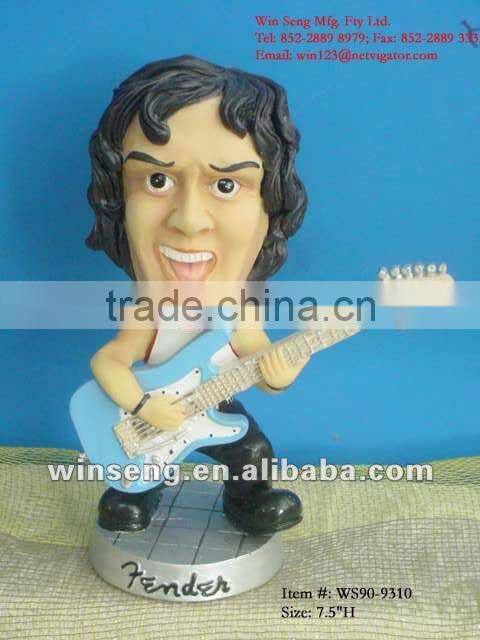 polyresin Man bobble head