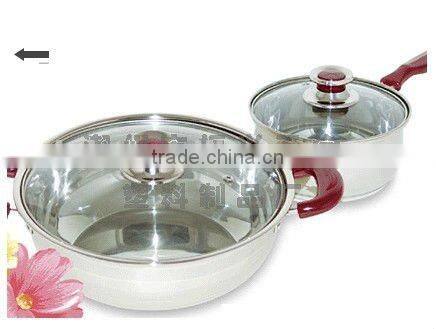 stainless steel cooking pot set