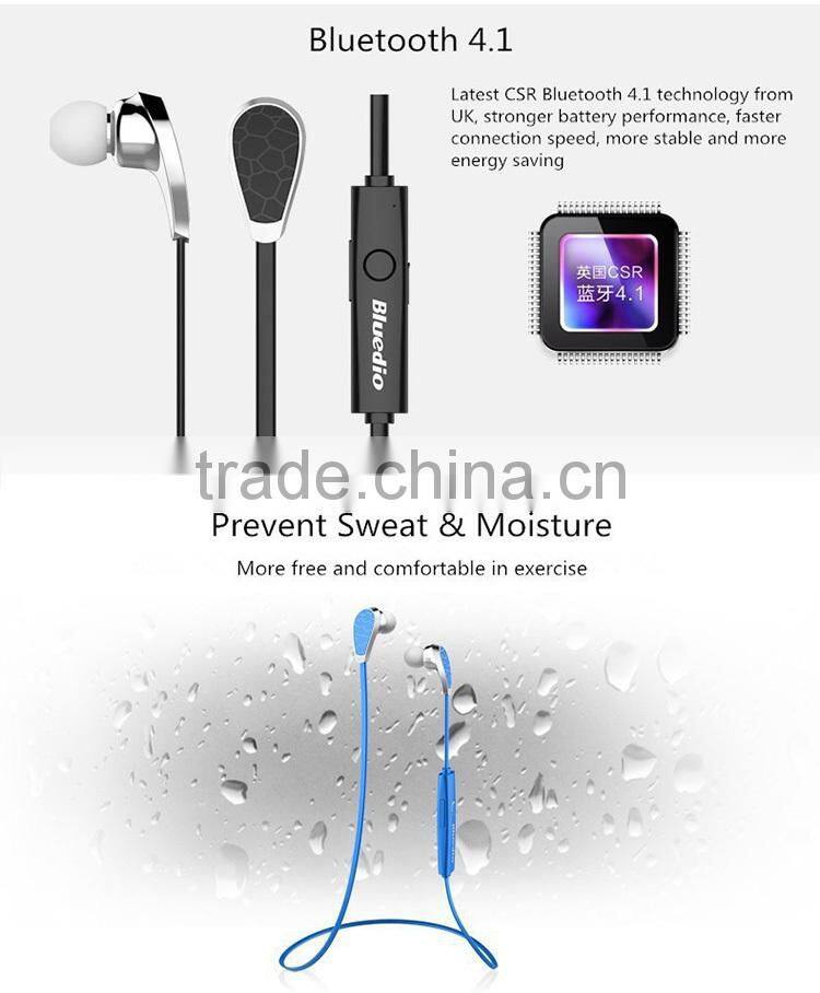 Bluedio N2 Bluetooth Headset HIFI Sport Stereo Earphones with Mic Headphone Multi-point Handsfree for iPhone Samsung LG HTC New