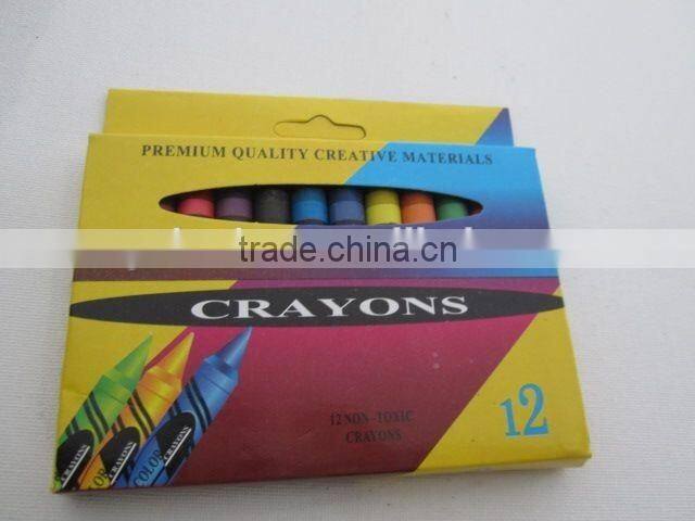 12PC 12 colors wax crayon