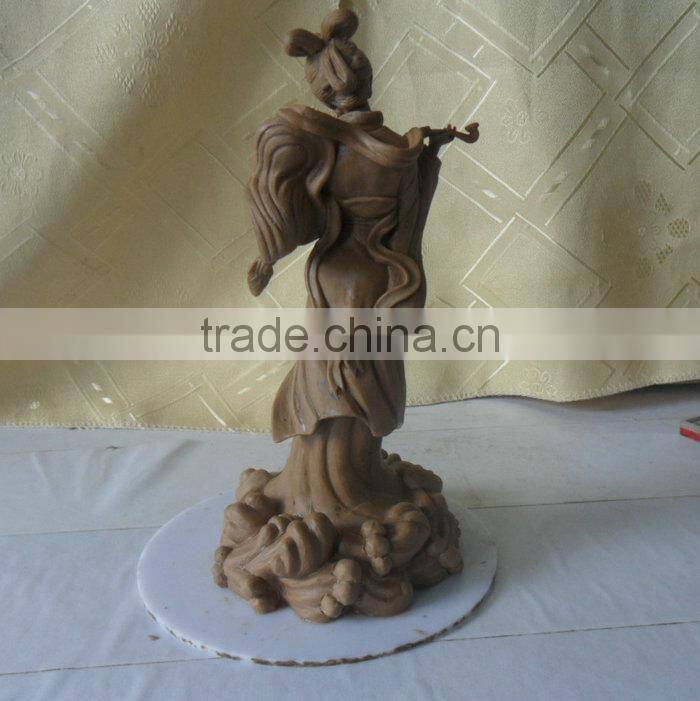 Polyresin small lady figure
