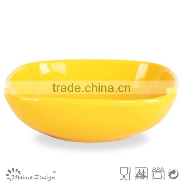 square shape solid dark grey color bowl