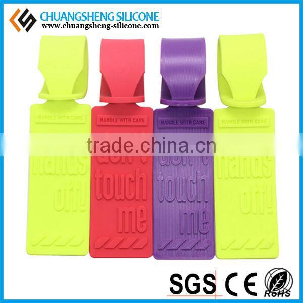 Travel bag tag, indication luggage tag, eco-friendly silicone tag