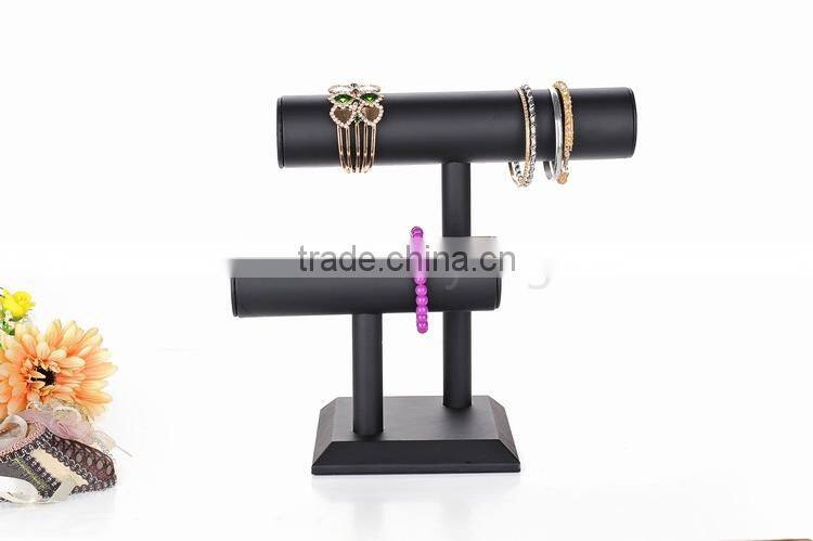 2015 new style two layer bangle jewelry showcase display stand