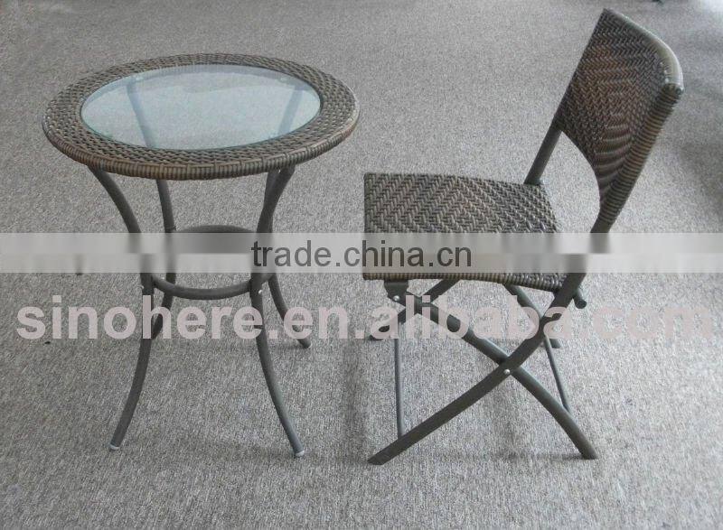 Wicker Furniture Wicker Bistro Set/ Wicker Dining Set AY1605