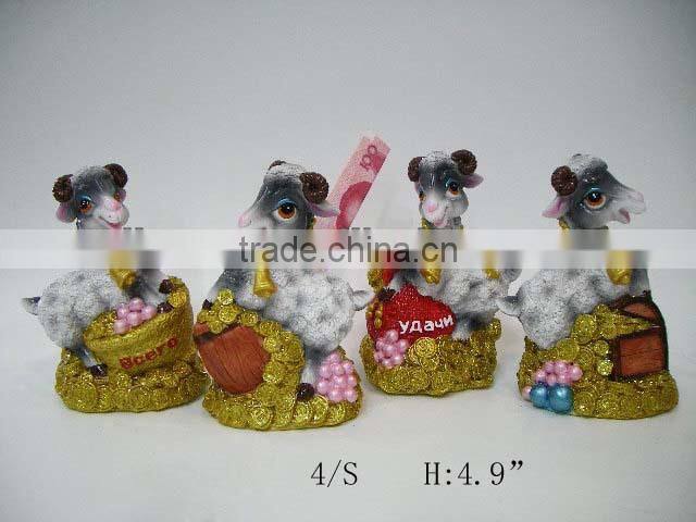 2015 fashion resin sheep crafts
