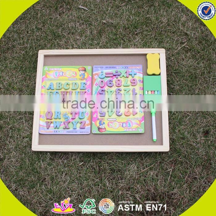 2017 wholesale baby wooden sketchpad toys mini kids wooden sketchpad toys, educational children wooden sketchpad toys W12B095