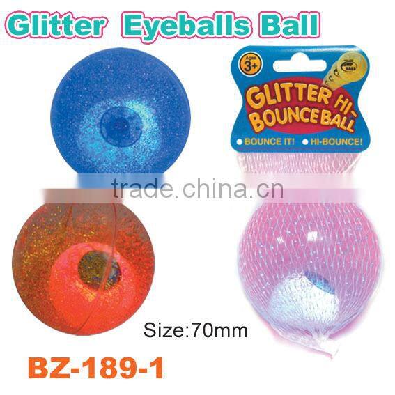 TPU Glitter Bouncy Ball