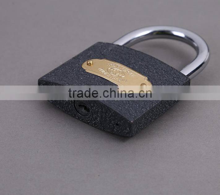 Professional produce top security iron safety padlock in all sizes with threes keys