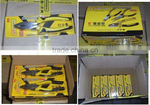 8" black handle Japanese function combination pliers