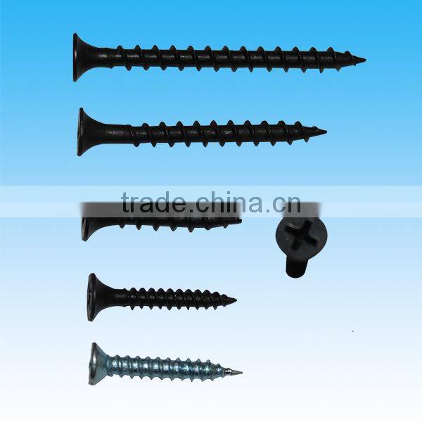 3.5 x 25mm Black Drywall Screws with Fine or Coarse Thread