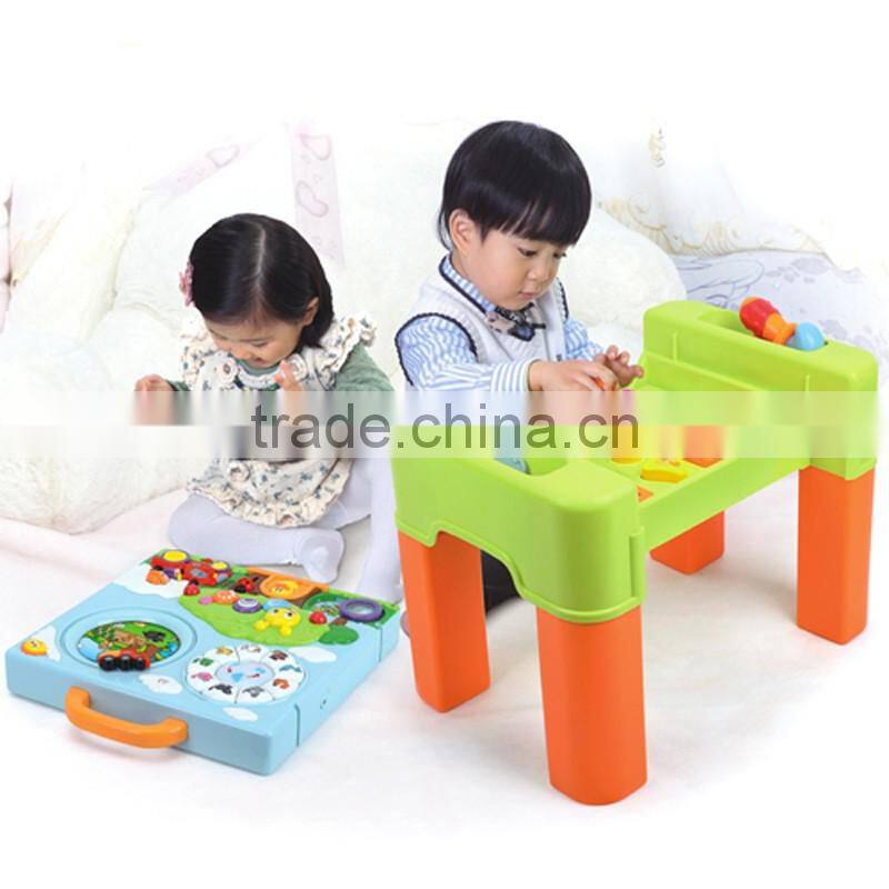Custom Cheap Intelligent Toys Plastic Learning Table For Kids