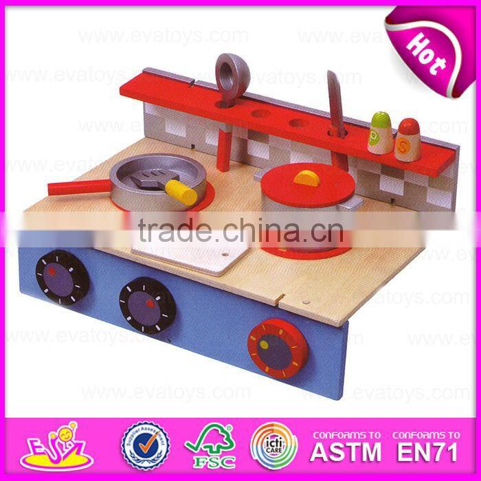 2015 New and popular wooden knock toy,DIY toy wooden table theatre and a hammer story,Role play toy view theatre table W10D102