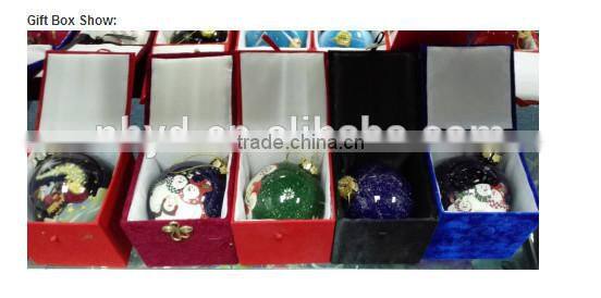alibaba china hot sell christmas glasspainting ball