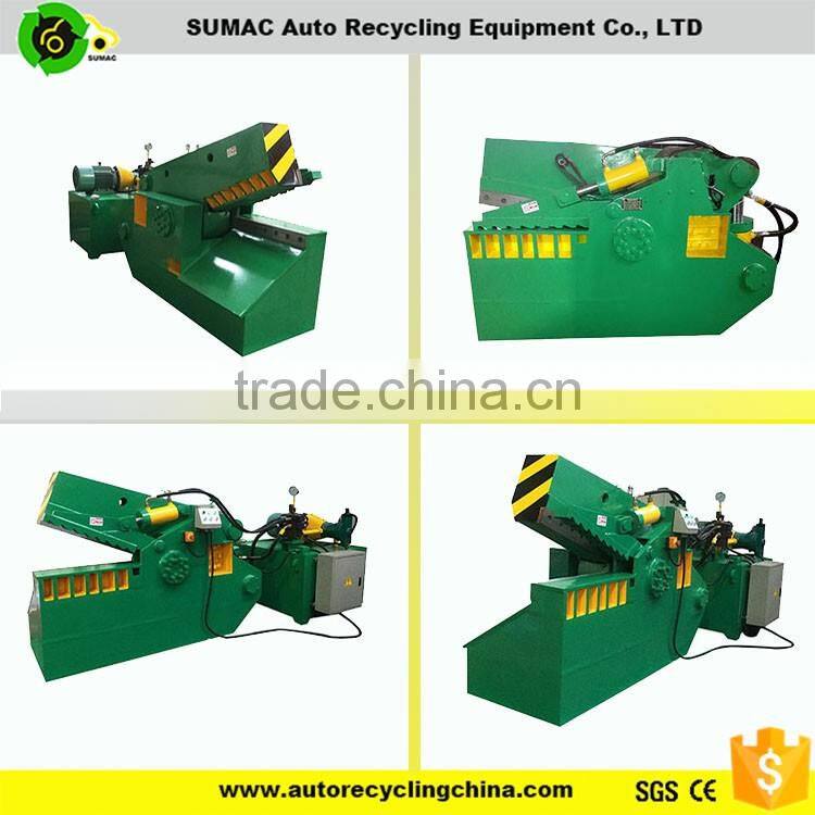 High efficiency automatic hydraulic scrap metal shear machine