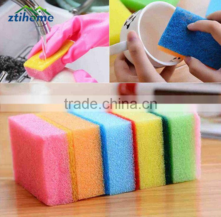 Super Thick Strong and Durable Colorful Scouring Cleaning Sponge