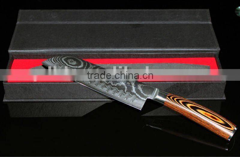 damascus steel santoku knife set