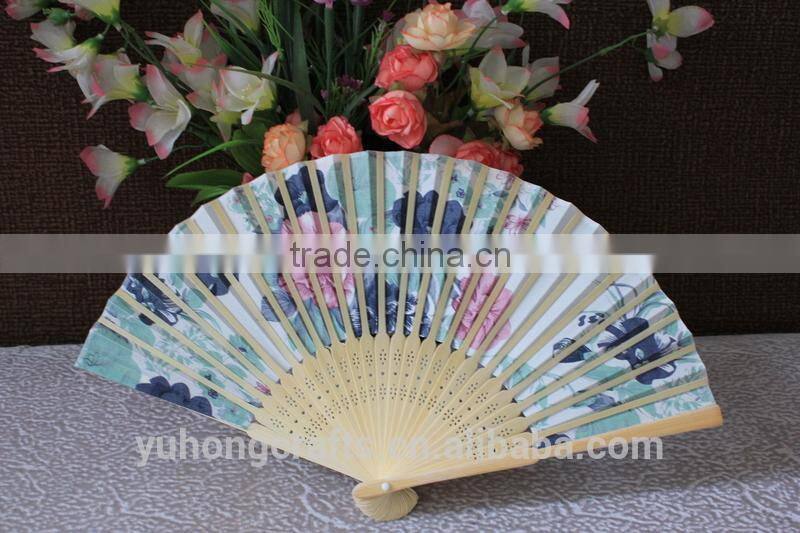 Promotion bamboo wedding fan