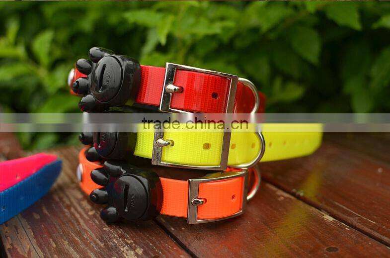 Fashion Pet TPU flash collar led dog collar