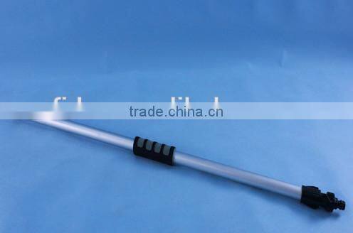 water flow through car cleaning long handle wash brush