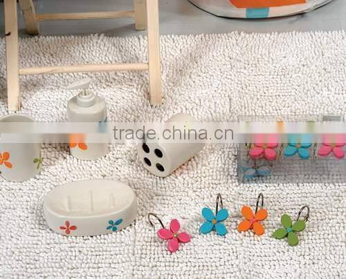 Resin shower hooks hooks