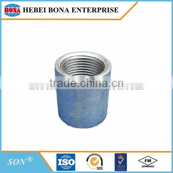 ISO certified carbon steel full thread socket and coupling