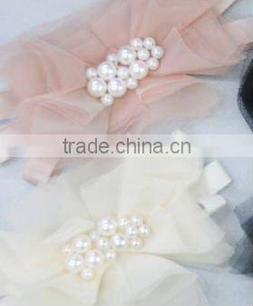 felt flower france hair clips