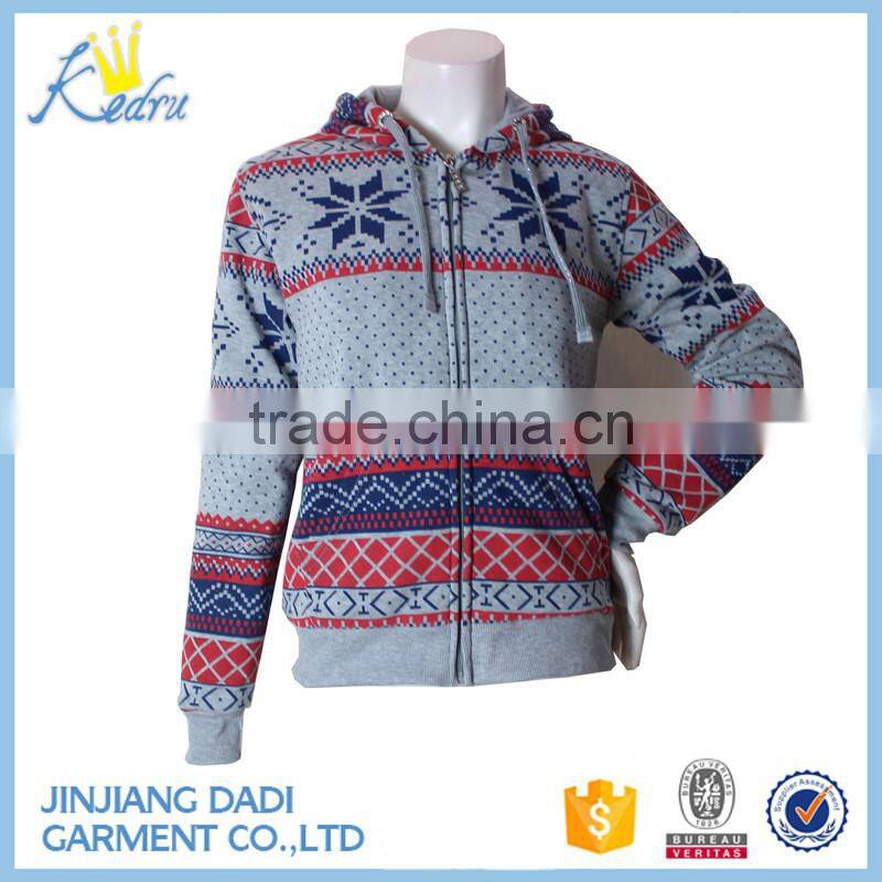 2016 New Style Lady Fashion Designer Hoody Jacket Custom