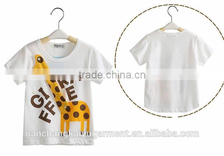 boy kids high quality funny cartoon printed T shirt
