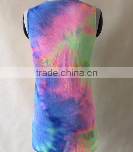 2016 Vestidos Watercolor Print Dresses Pencil Women Dress Summer Dresses