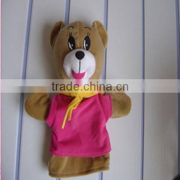 New design hot teddy hand puppets bear puppets bear hand toys