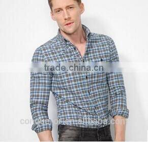 Men's High-grade Pure Cotton plaid Shirt BSRT0070