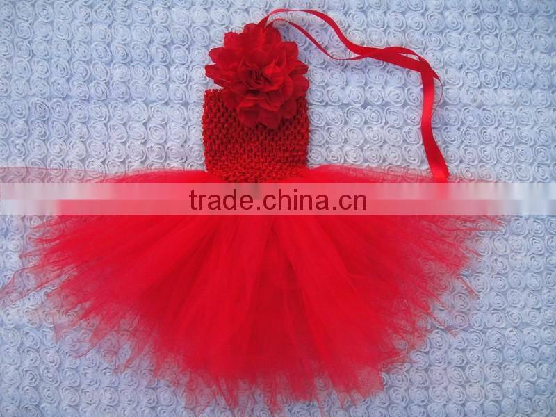 crochet top tutu lined kids mini short skirt