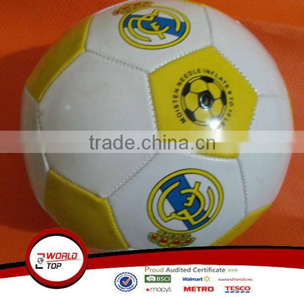 High quality hand stitched pvc soccer ball