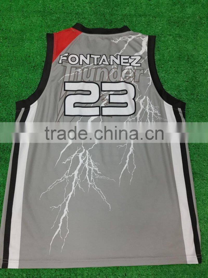 Cheap custom best basketball jersey design with customized logos