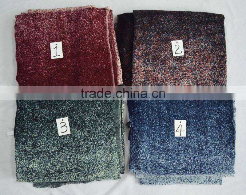 2017 winter new coming woman men crochet acrylic mixed cashmere scarf