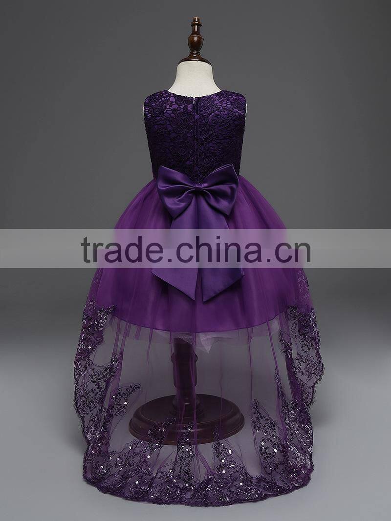 Customize frock design for baby girl 2017 Summer & Autumn kids baby girl dress colorful puffy flower dress children clothes