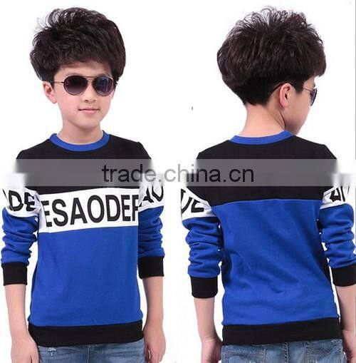 2017 good sale high quality long sleeve t-shirt for kids