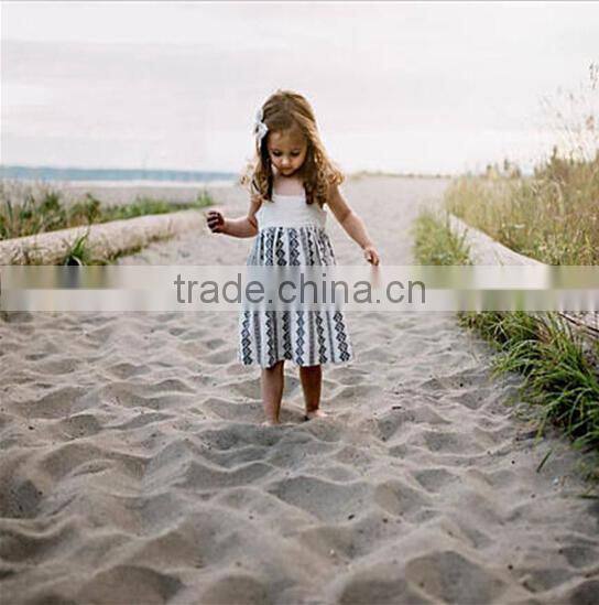 Flutter Sleeve Pretty Childrens Dresses Birthday Dress For Girl Of 7 Years Old