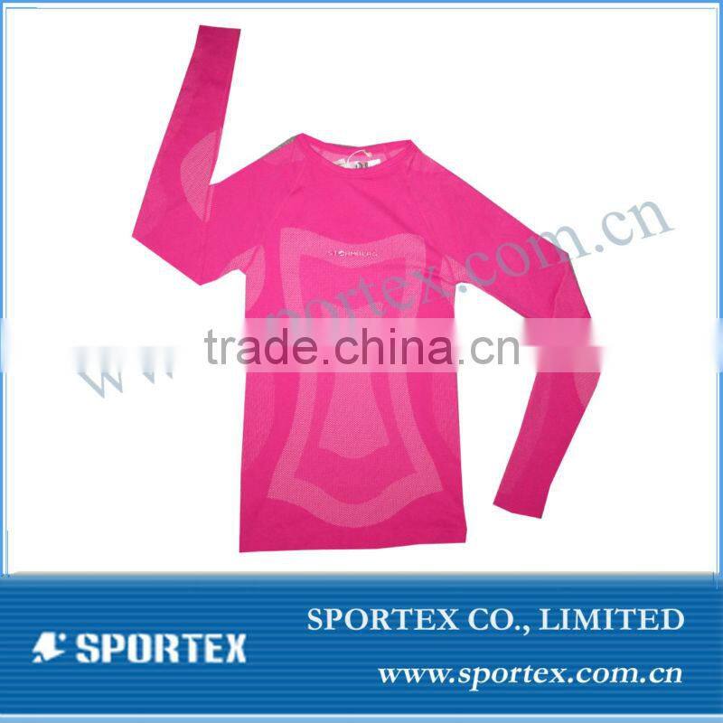 Latest design Men's motorcycling seamless base layer /High quality compression base layer /Seamless sports base layer