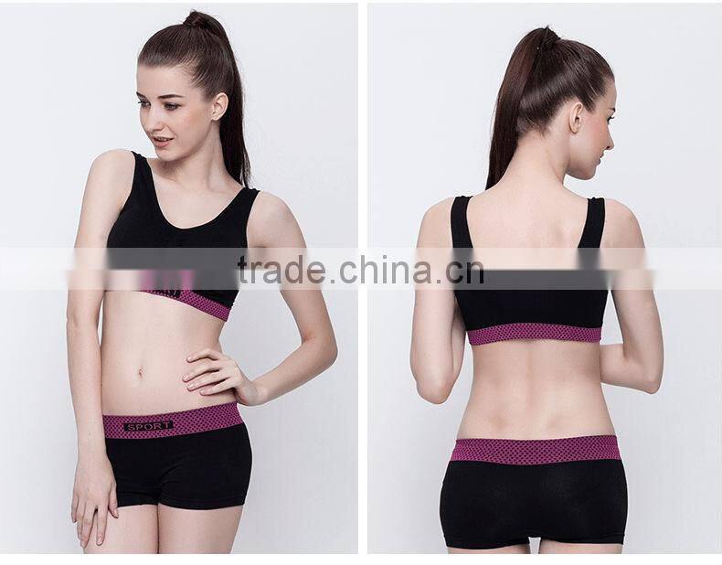 Factory Provide New Style Sex Seamless Girl Bra and Panty Set