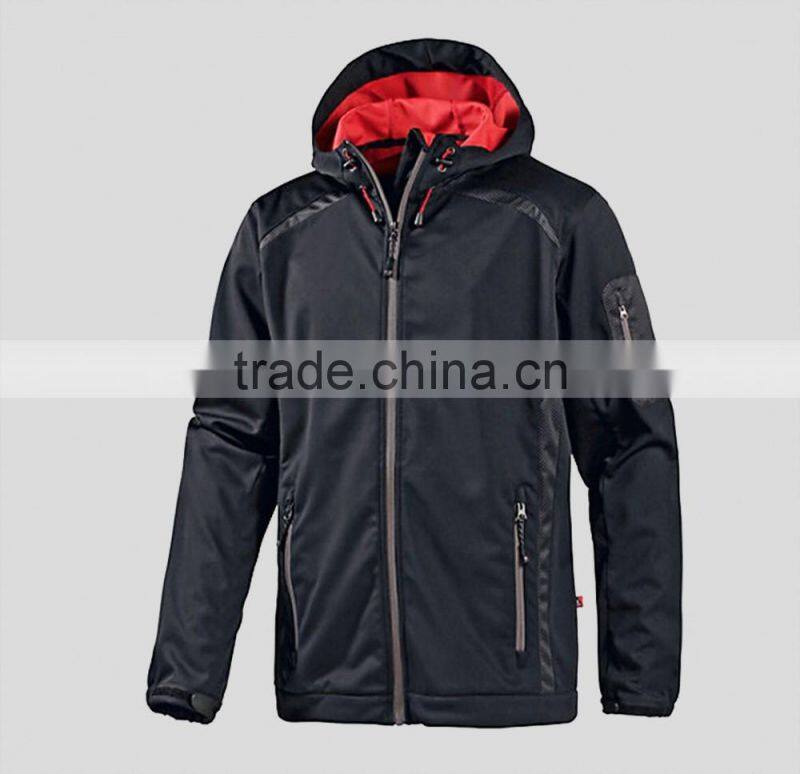 Mens winter coats and softshell jackets with hood