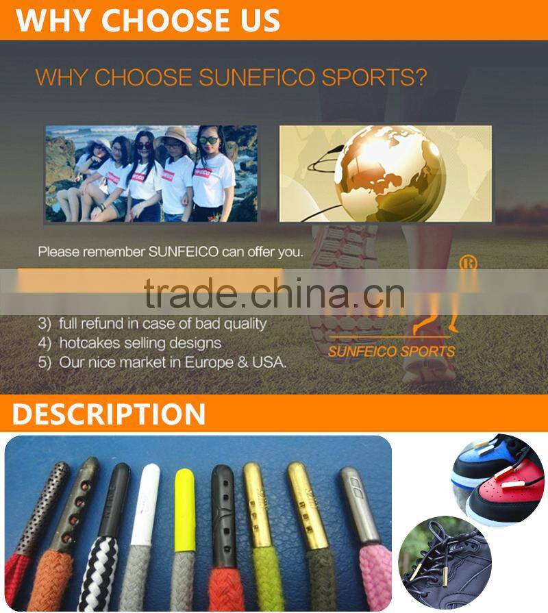 Silver Brass Customized Engraved Logo Aglets for shoelaces - Drawstring Metal Aglets Manufactuer