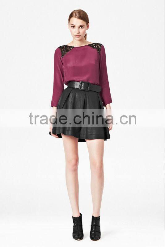 Ladies Crepe Tunic Top with Sequins