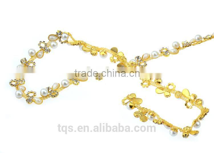 New Pearl&Rhinestone cup chain for Dresses, Bags, Shoeses Decoration