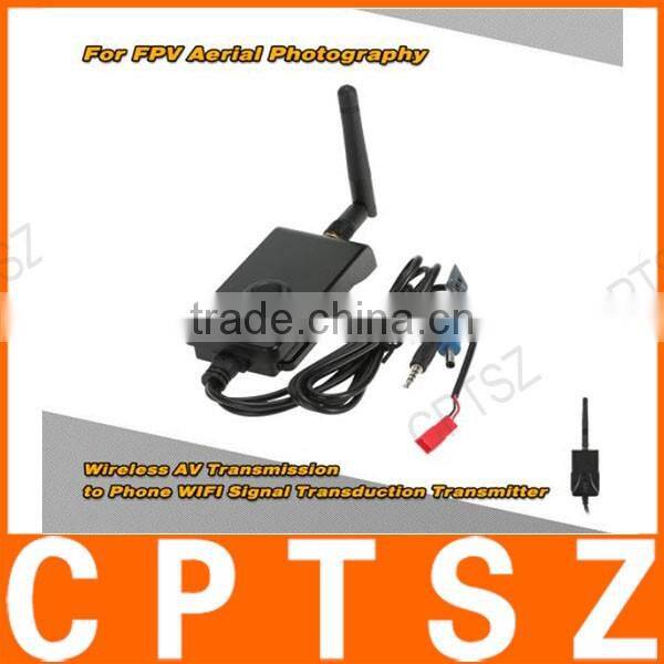 Wireless AV Transmission to Phone WIFI Signal Transmitter for FPV Aerial Photography
