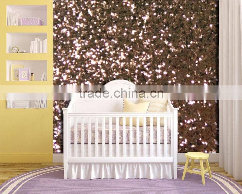 shiny glitter wallpaper pu synthetic leather fabric