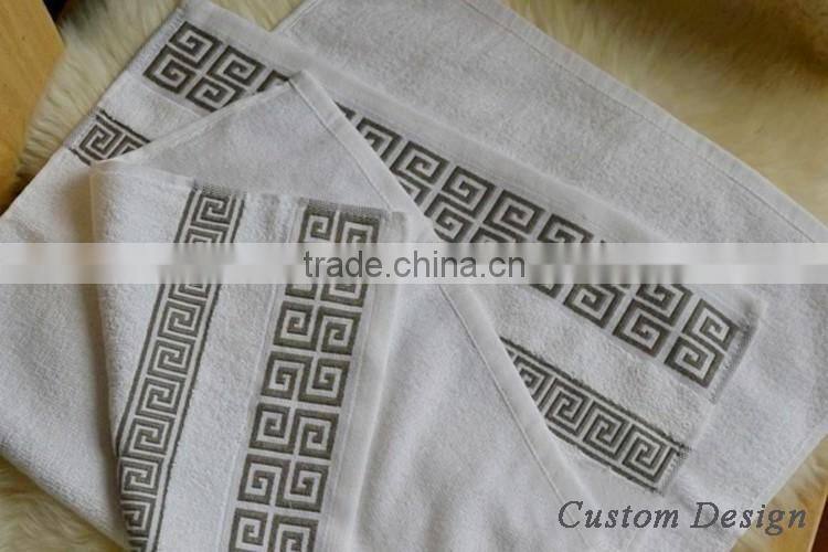 Hotel bath set living towels luxury thin hotel bath towels customized logo