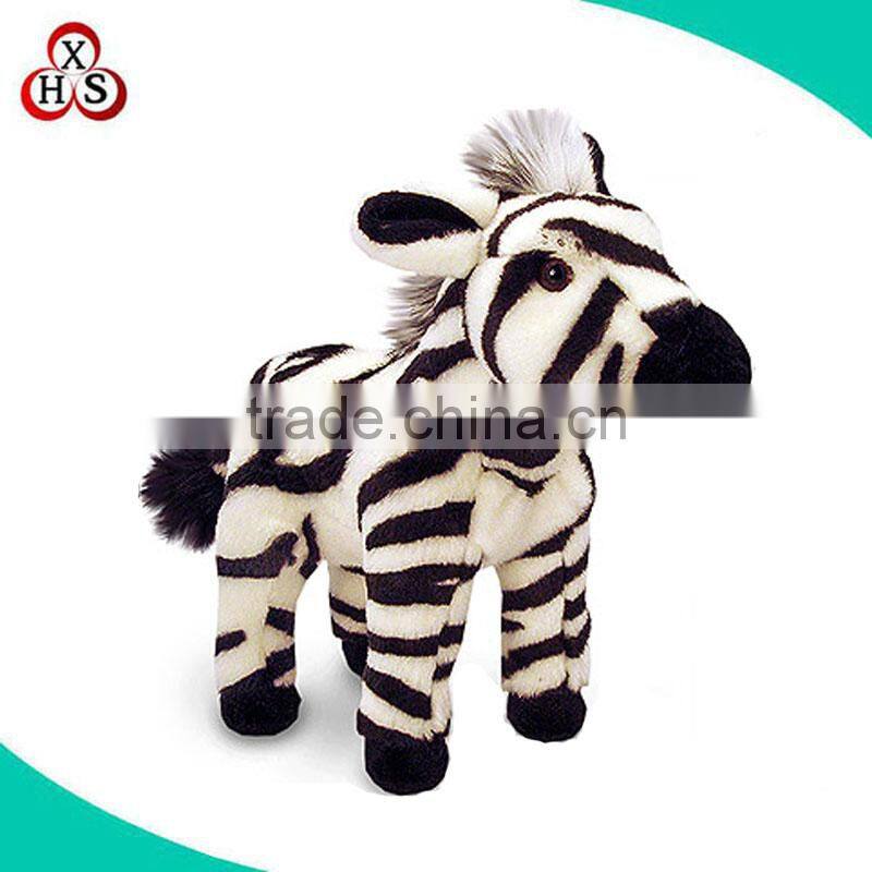 Customized zebra keychain plush animal keychain wholesale